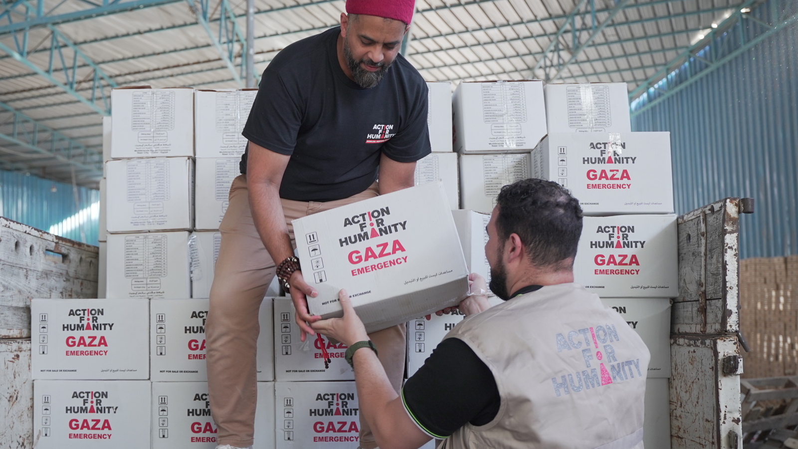 10k food parcels in gaza